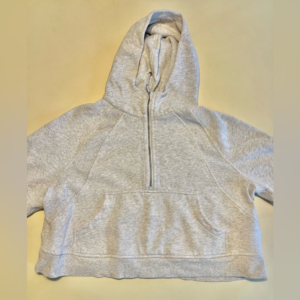 Lululemon Light Gray SCUBA Hoodie